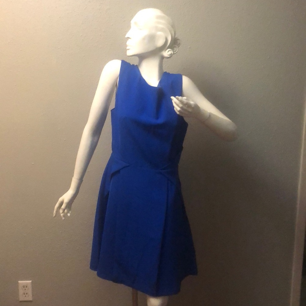 NEW Blue Strappy Adelyn Rae Royal Blue Dress Large